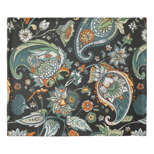 Paisley A seamless pattern based on the tradition Duvet Cover