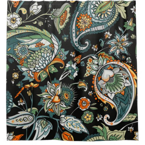 Paisley A seamless pattern based on the tradition Shower Curtain