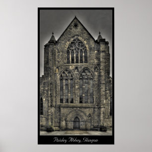 Paisley Abbey, Glasgow, Scotland Poster