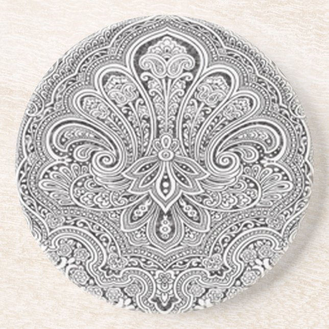 Paisley Art Coaster (Front)