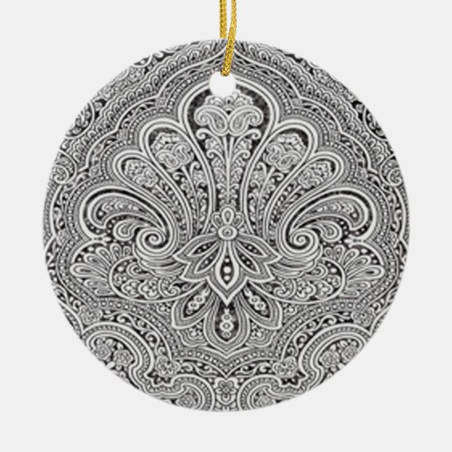 Paisley Art Ornament (Front)