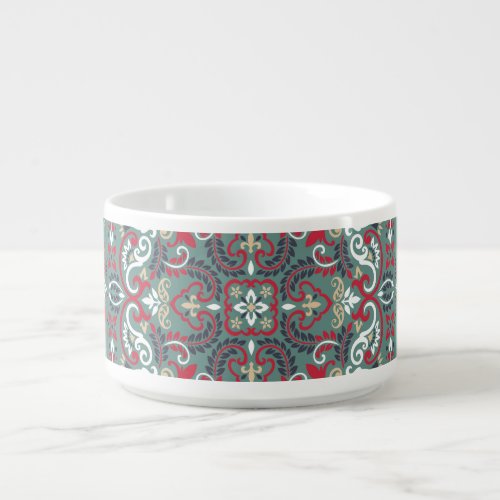 Paisley Bandana Print Silk Neck Scarf Bowl