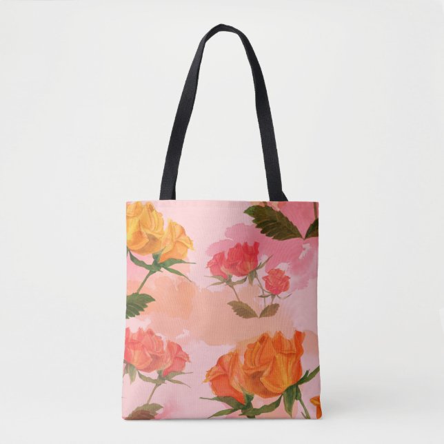 Paisley bandana print, silk scarf design. tote bag (Front)