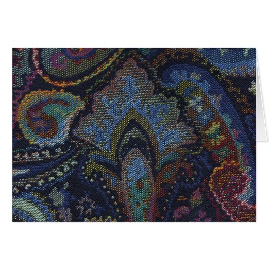Paisley Blue Cards (Front Horizontal)