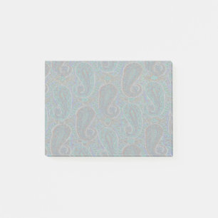 Paisley Blue Indian Boho Art Pattern Post-it Notes