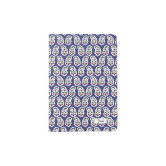 Paisley Blue pattern Bangalore collection Passport Holder