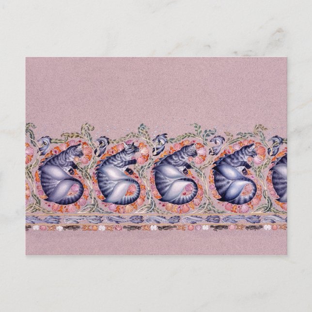 Paisley Border Postcard (Front)