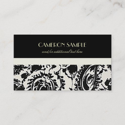 Customizable Paisley Business Cards