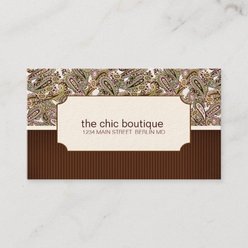 Paisley Business Cards