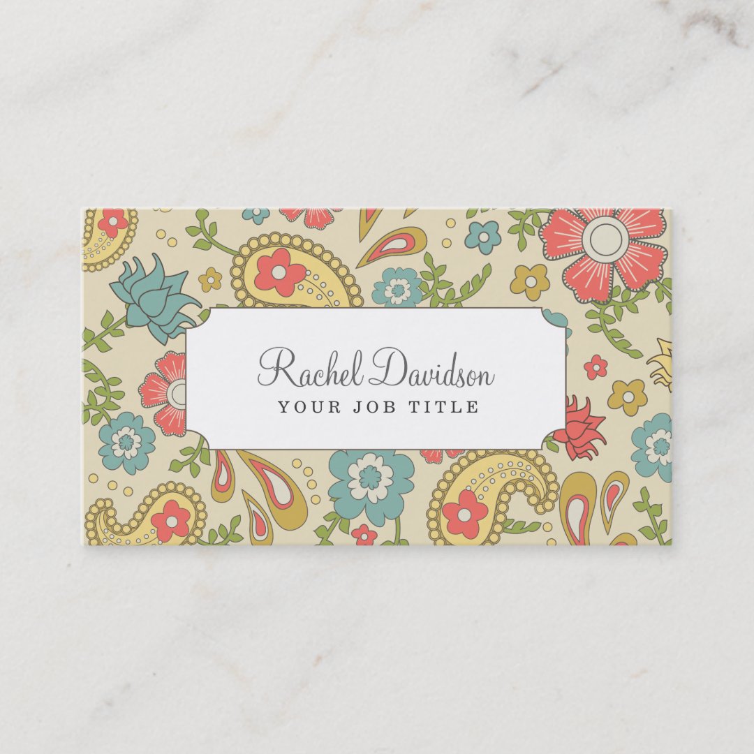 Paisley Logo Cardholder