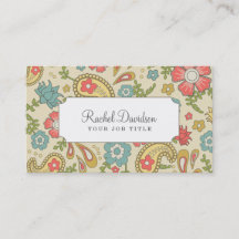 Paisley Business Cards