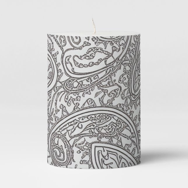  Paisley candle (Front)