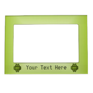 Paisley Character for the Android™ Robot Magnetic Picture Frame
