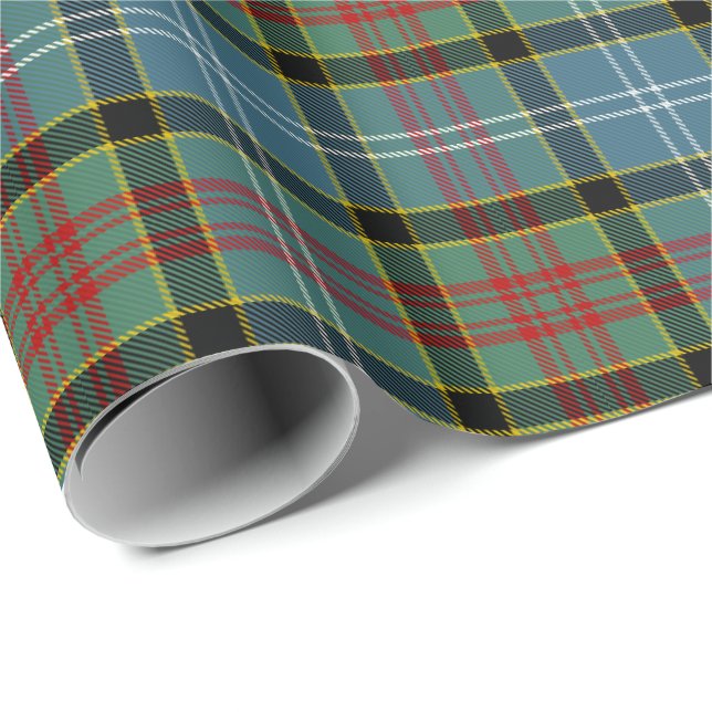 Paisley Clan Tartan Wrapping Paper (Roll Corner)