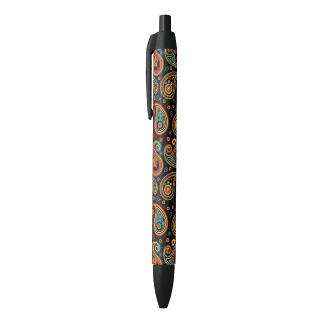Paisley  colorful elegant pen (Top (Vertical))