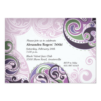 Paisley Curves Invitation