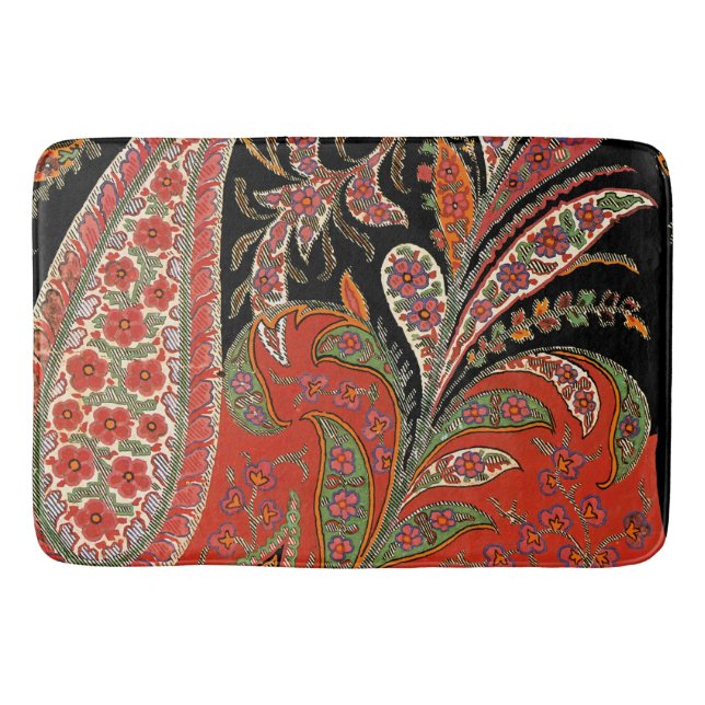 Paisley Design #5 at SusieJayne Bath Mat (Front)