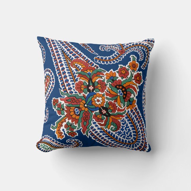 Paisley Design #6 at SusieJayne Throw Pillow (Front)