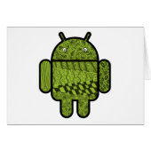 Paisley Doodle Character for the Android™ robot (Front Horizontal)