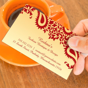 Paisley Elegant Business Card Template