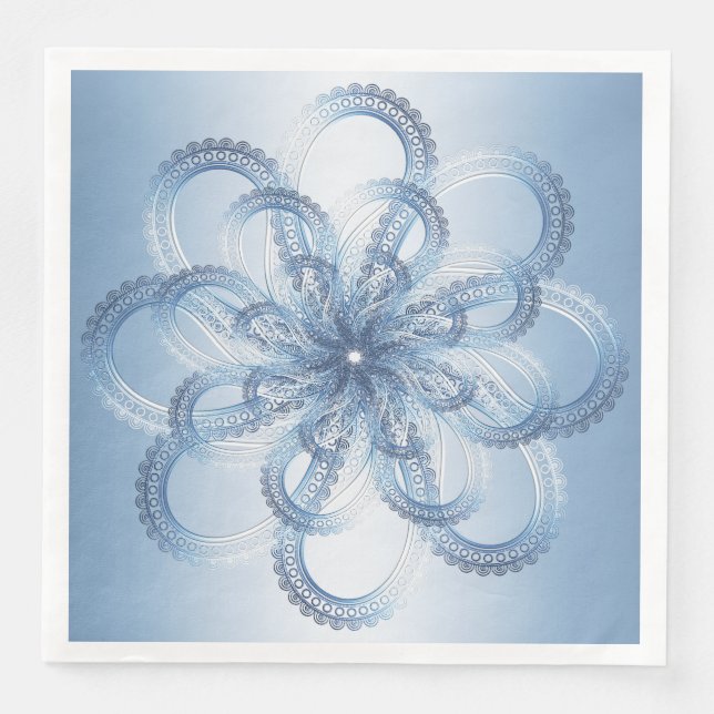 Paisley element. paper dinner napkins (Front)