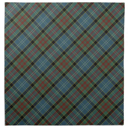 Paisley Family and Region Tartan Plaid Pattern Cloth Napkin