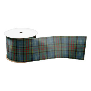 Paisley Family and Region Tartan Plaid Pattern Satin Ribbon