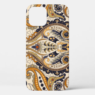 Paisley Floral: Colorful Seamless Design iPhone 12 Case