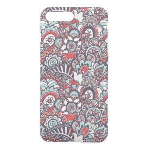 Paisley Floral Doodle Pattern iPhone 8 Plus/7 Plus Case