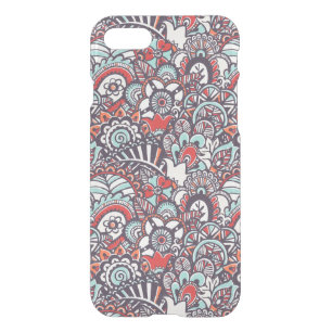 Paisley Floral Doodle Pattern iPhone SE/8/7 Case