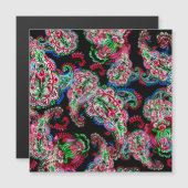 Paisley Floral Pattern, Ethnic Background. (Front/Back)