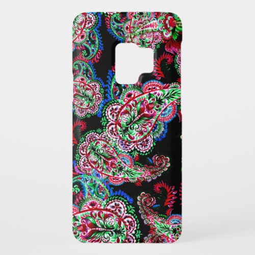 Paisley Floral Pattern Ethnic Background Case_Mate Samsung Galaxy S9 Case