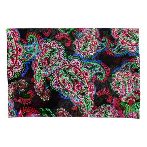 Paisley Floral Pattern Ethnic Background Pillow Case