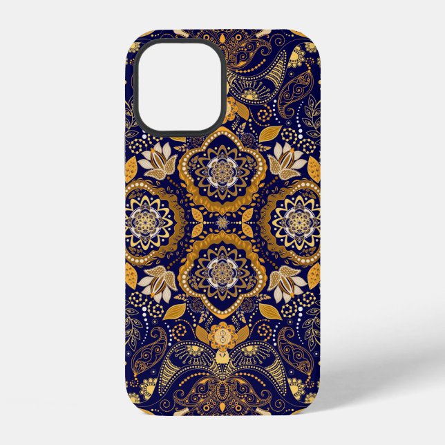 Paisley floral pattern iphone case (Back)