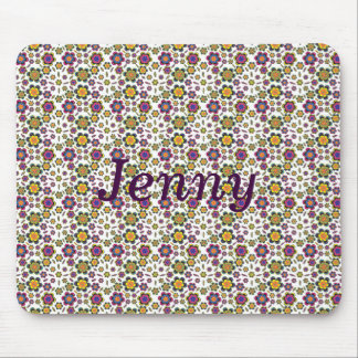 Paisley Flower Pattern Customizable Mousepad