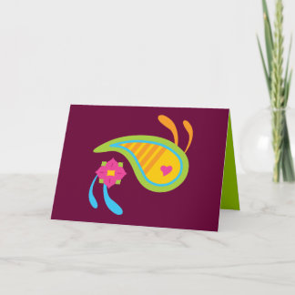 Paisley Fun Card