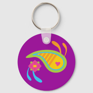 Paisley Fun Keychain