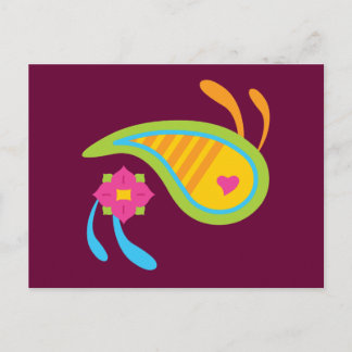 Paisley Fun Postcard