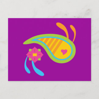 Paisley Fun Postcard