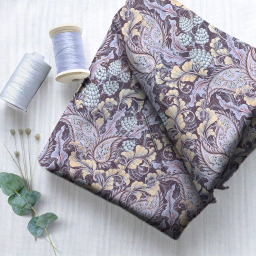 Paisley Garden Floral Periwinkle ID750 Fabric