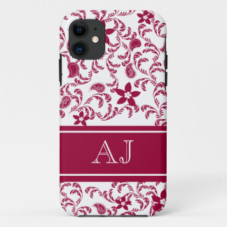 Paisley Garden with Changable Color iPhone 11 Case