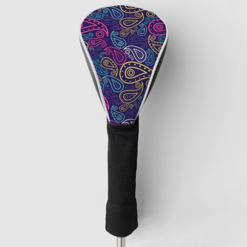 paisley golf head cover