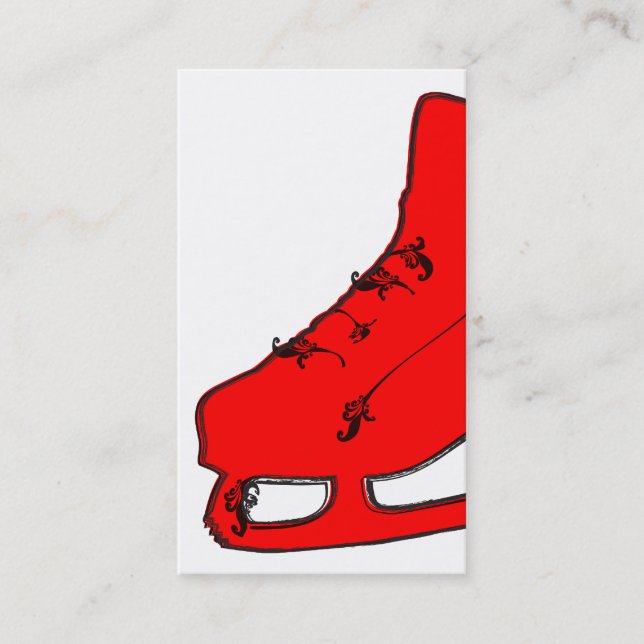 paisley ice skate business card (Front)