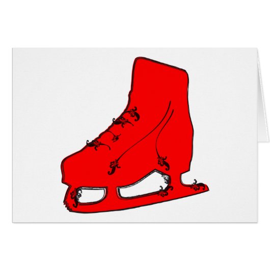 paisley ice skate cards (Front Horizontal)