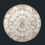 Paisley in Beige Aesthetic Modern Tan Brown Dart Board<br><div class="desc">Paisley in Beige Aesthetic Modern Tan Brown</div>