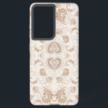 Paisley in Beige Aesthetic Modern Tan Brown Samsung Galaxy S21 Ultra Case<br><div class="desc">Paisley in Beige Aesthetic Modern Tan Brown</div>
