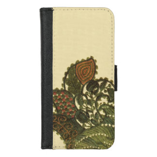 Paisley In Green iPhone 8/7 Wallet Case