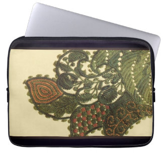 Paisley In Green Laptop Sleeve