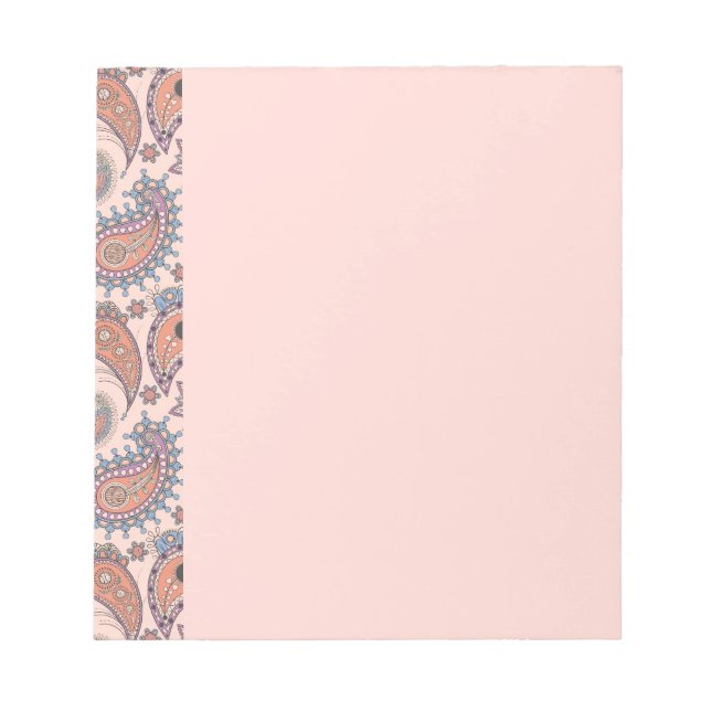 Paisley in Pink Notepad (Front)