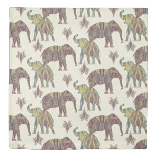 boho elephant duvet covers